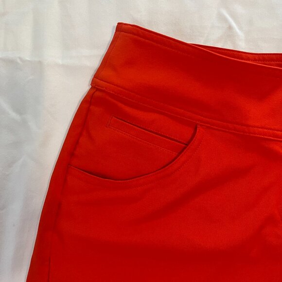 Slazenger Bright Orange Athletic Lightweight Golf Tennis Shorts | Size 2 - Picture 4 of 6